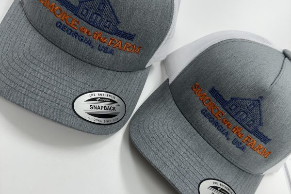High-quality custom embroidered hat designed, detailed embroidery Logo, Embroidery event hats, Richardson embroidered hats, embroidered trucker hats